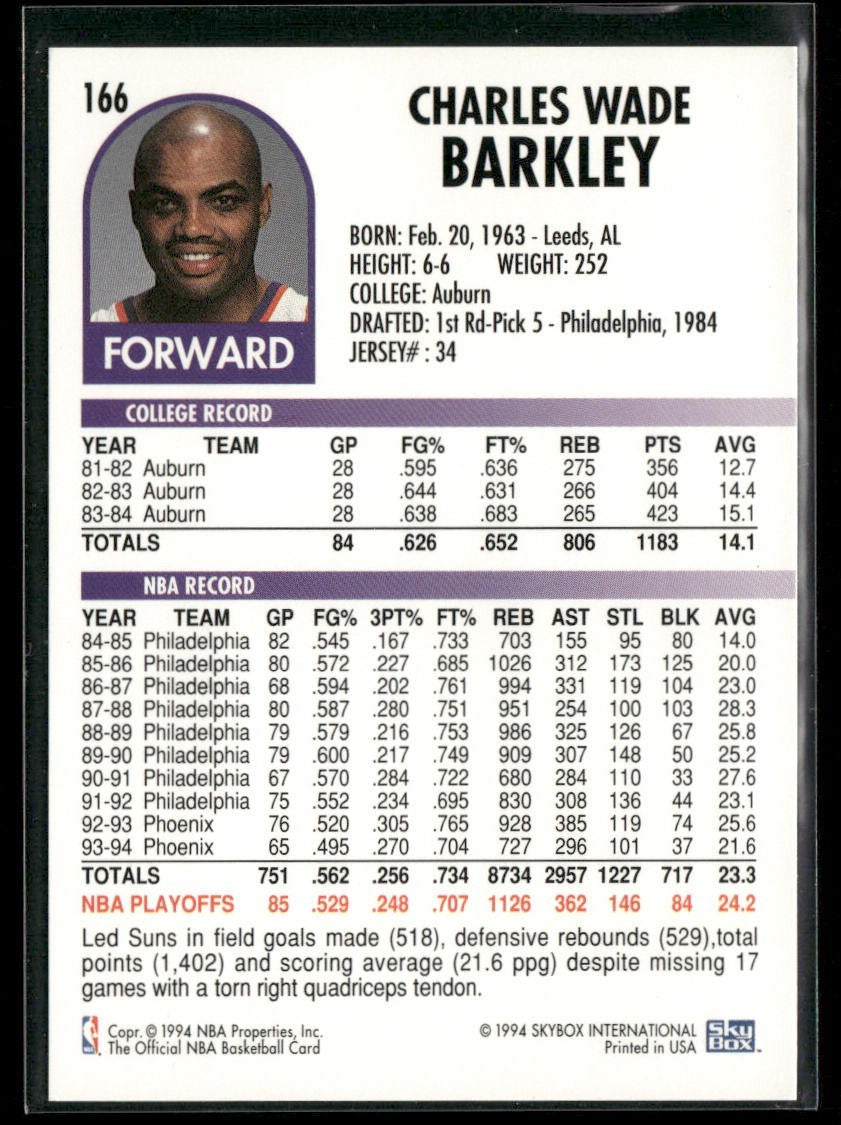 "Sir" Charles Barkley Player Lot Bundle 10 Basketball Cards CB003 Suns Sixers back