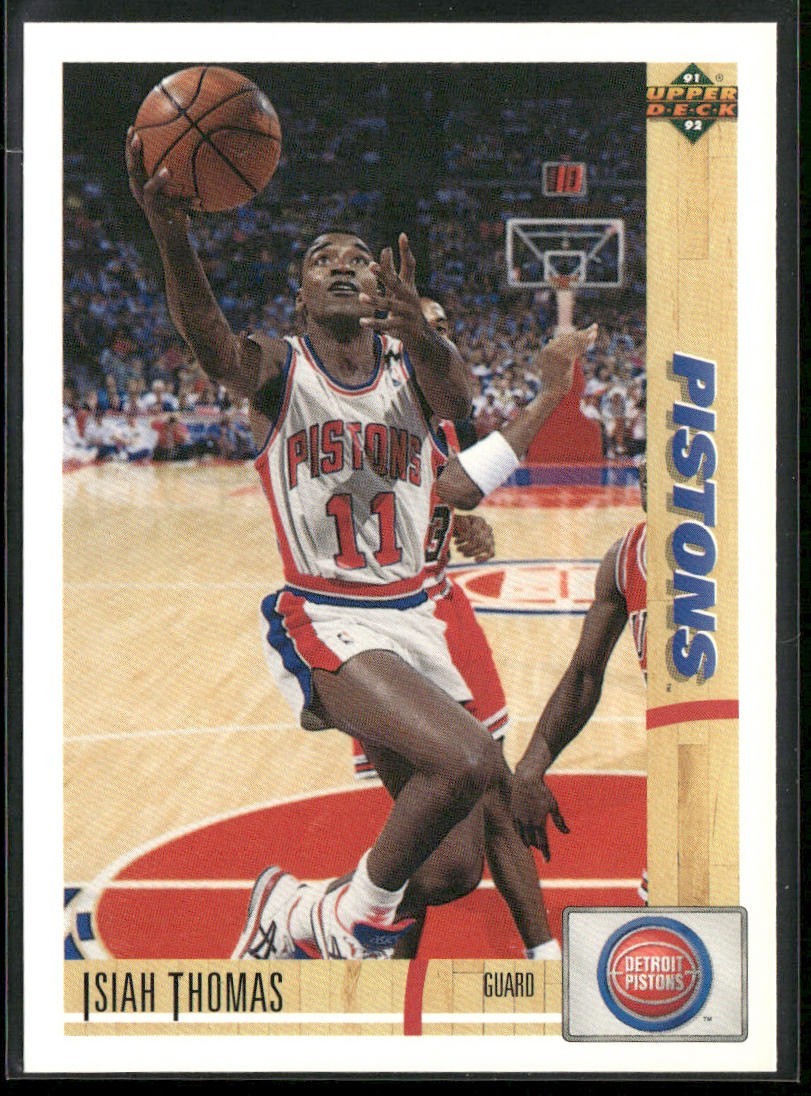 Isiah Thomas Player Lot Bundle 10 Basketball Cards IT001 Pistons back