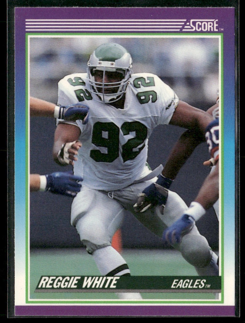 Reggie White Player Lot Bundle 10 Different Football Cards RW002 Eagles Packers back