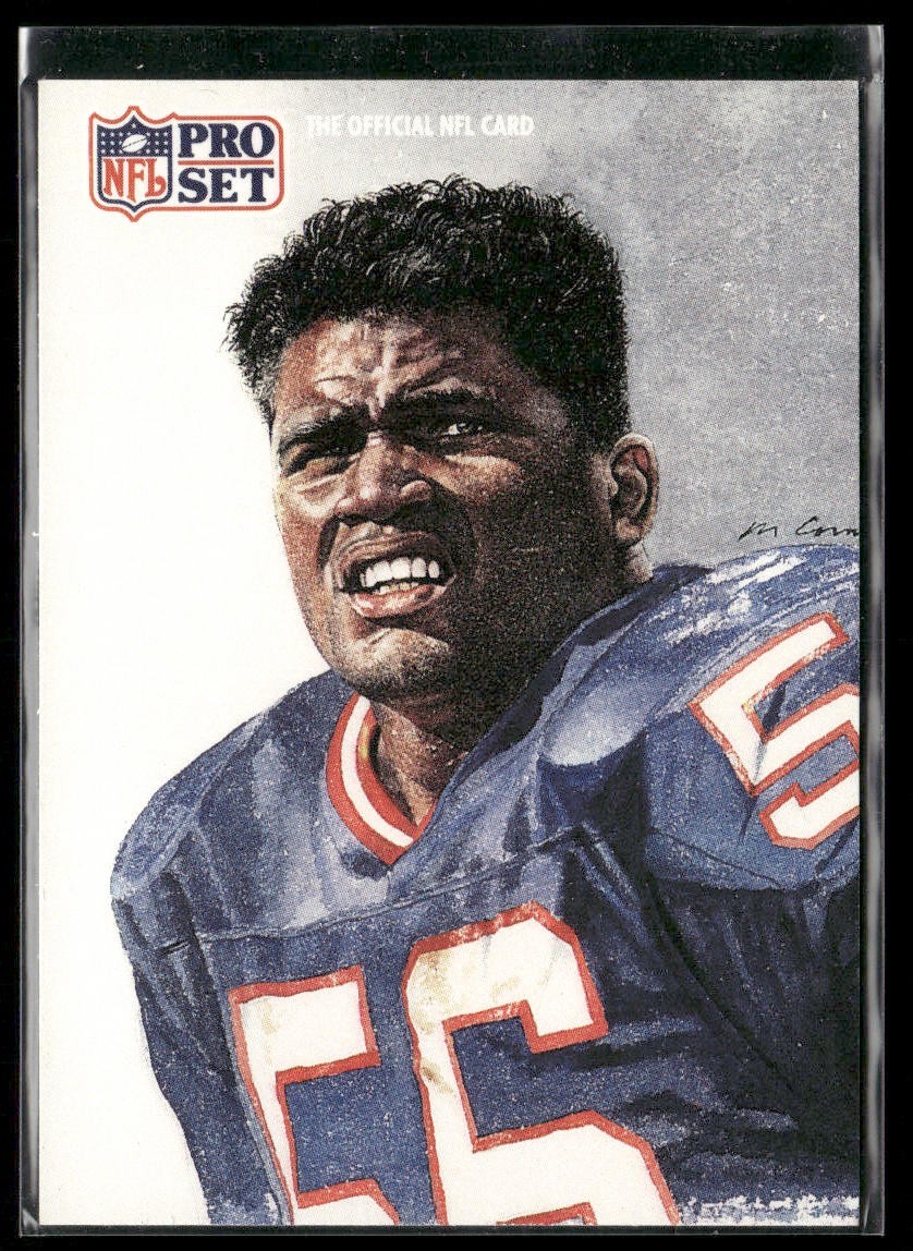 Lawrence Taylor Player Lot Bundle 10 Different Football Cards LT006 Giants back