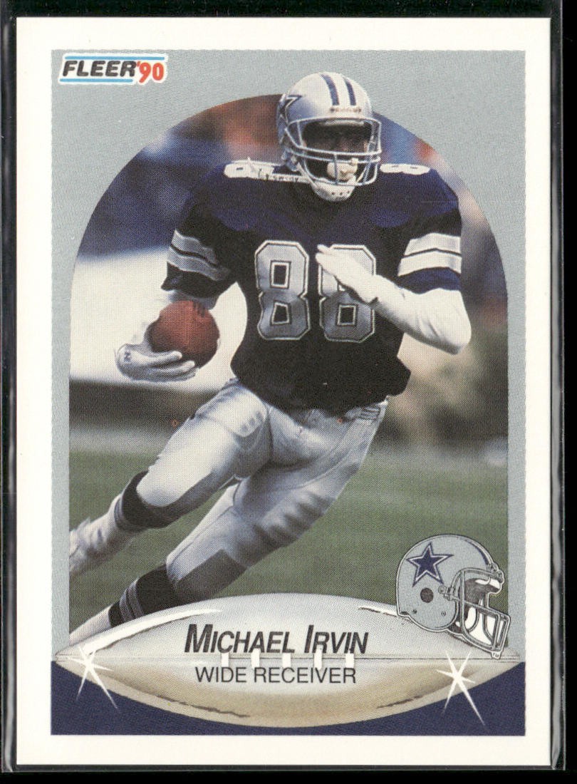 Michael Irvin Player Lot Bundle 10 Different Football Cards MI006 Cowboys back