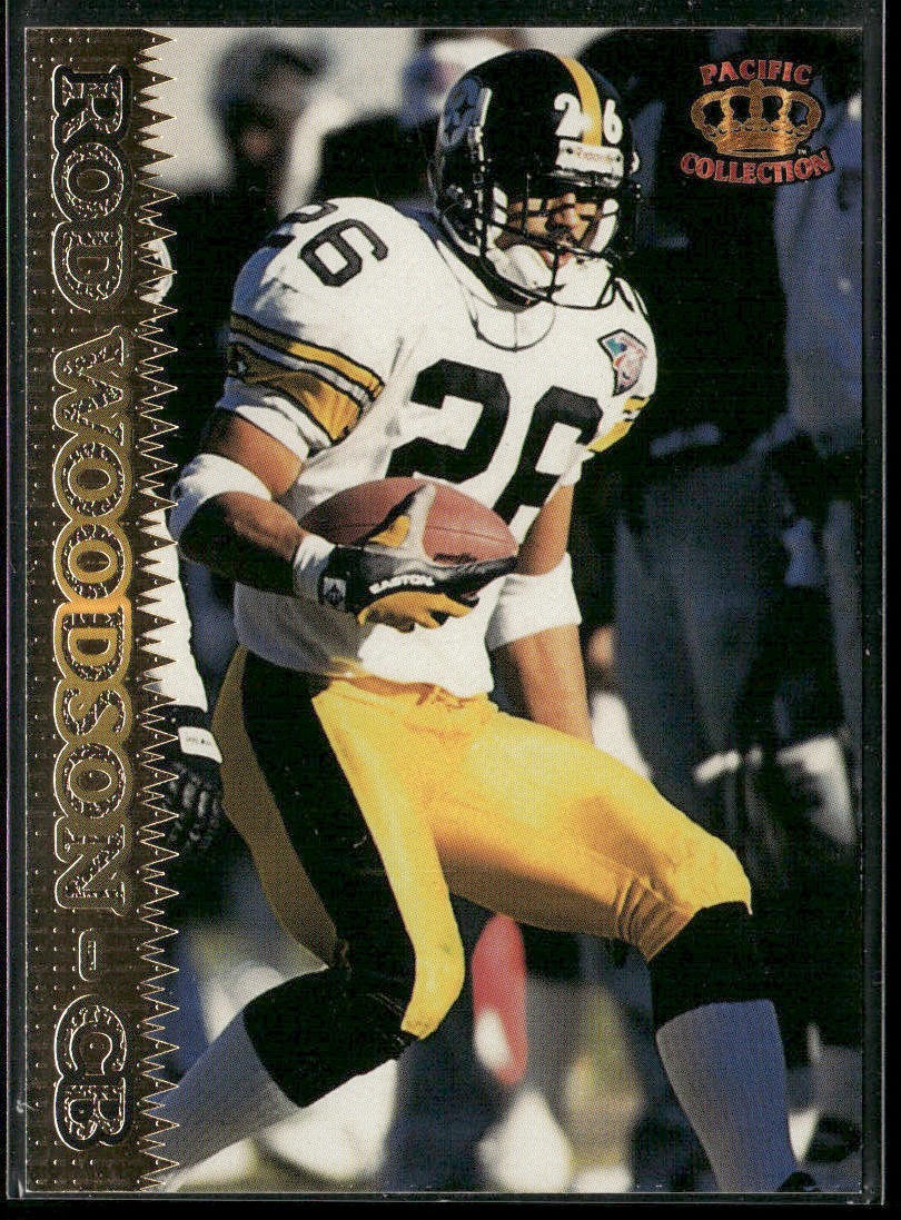Rod Woodson Player Lot Bundle 10 Different Football Cards RW001 Steelers back