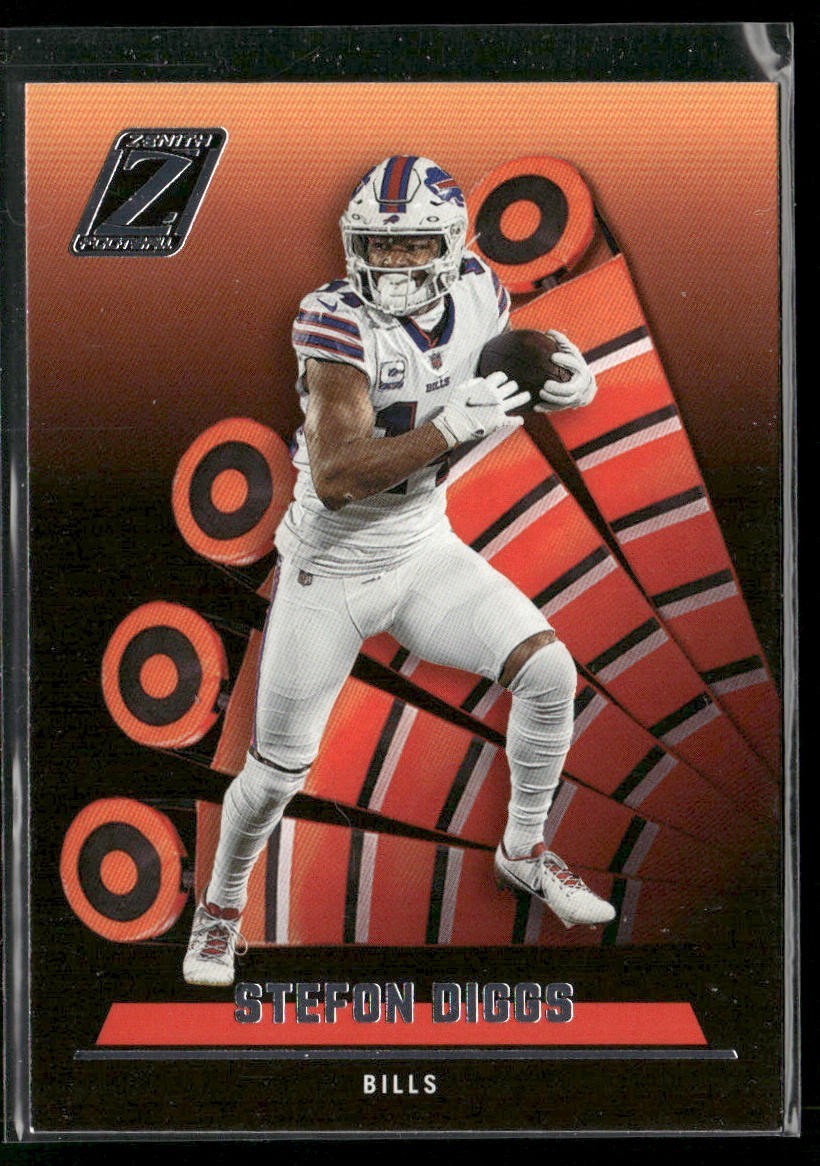 Stefon Diggs Player Lot Bundle 10 Different Football Cards SD001 Bills Vikings back