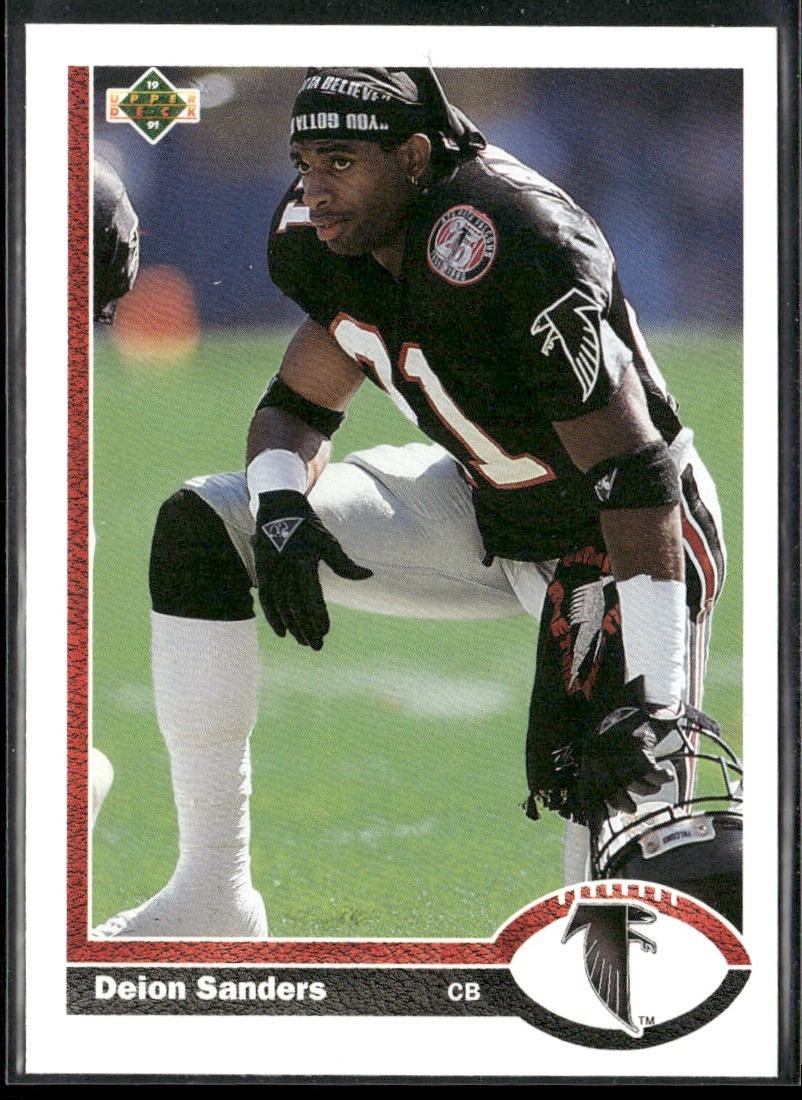 Deion Sanders Player Lot Bundle 10 Different Football Cards DS003 Falcons 49ers back