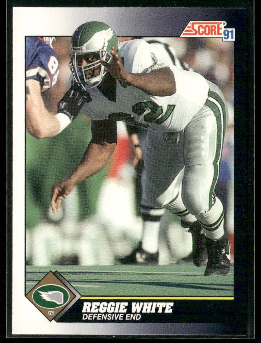 Reggie White Player Lot Bundle 10 Different Football Cards RW007 Eagles Packers back
