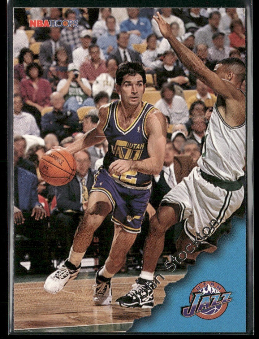 John Stockton Player Lot Bundle 10 Basketball Cards JS004 Utah Jazz back