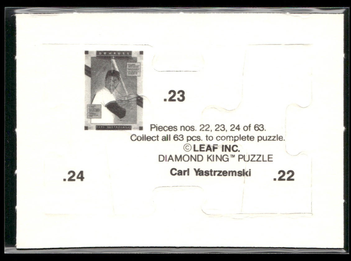 Puzzle Piece Lot Bundle 10 Different Baseball Cards P012 back