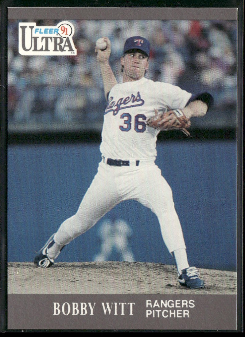 Bobby Witt Player Lot Bundle 10 Different Baseball Cards BW001 Rangers back