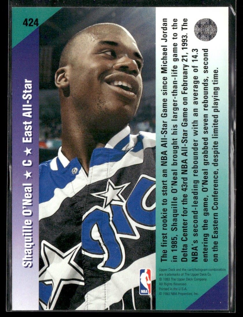Shaquille O'Neal Player Lot Bundle 10 Basketball Cards SON002 Orlando Magic back