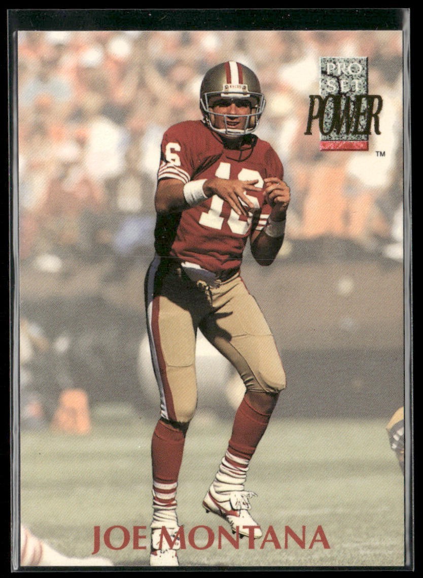 Joe Montana Player Lot Bundle 10 Different Football Cards JM006 49ers Chiefs back
