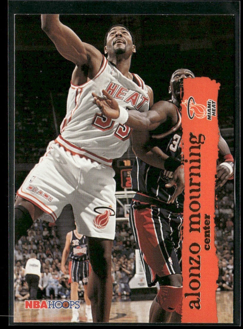 Alonzo Mourning Player Lot Bundle 10 Different Basketball Cards AM003 Heat back