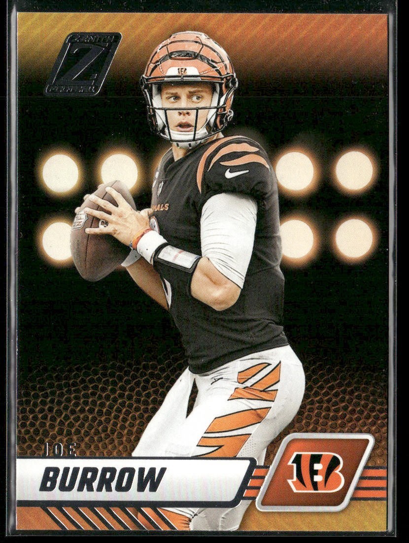 Joe Burrow Player Lot Bundle 10 Different Football Cards JB001 Bengals back