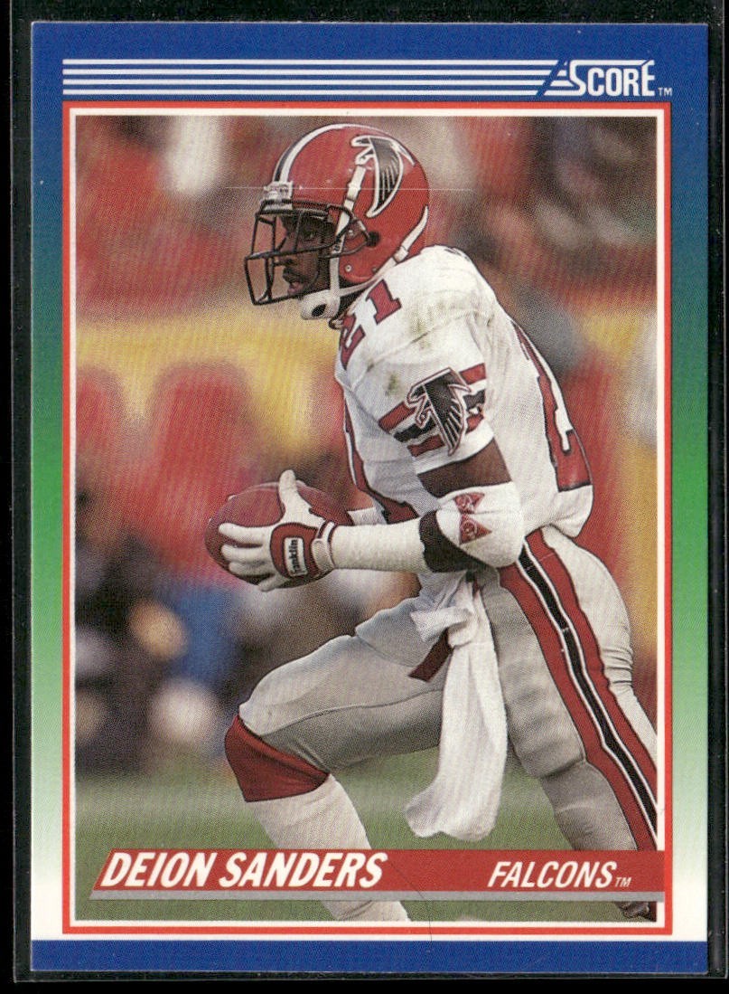 Deion Sanders Player Lot Bundle 10 Different Football Cards DS002 Falcons 49ers back