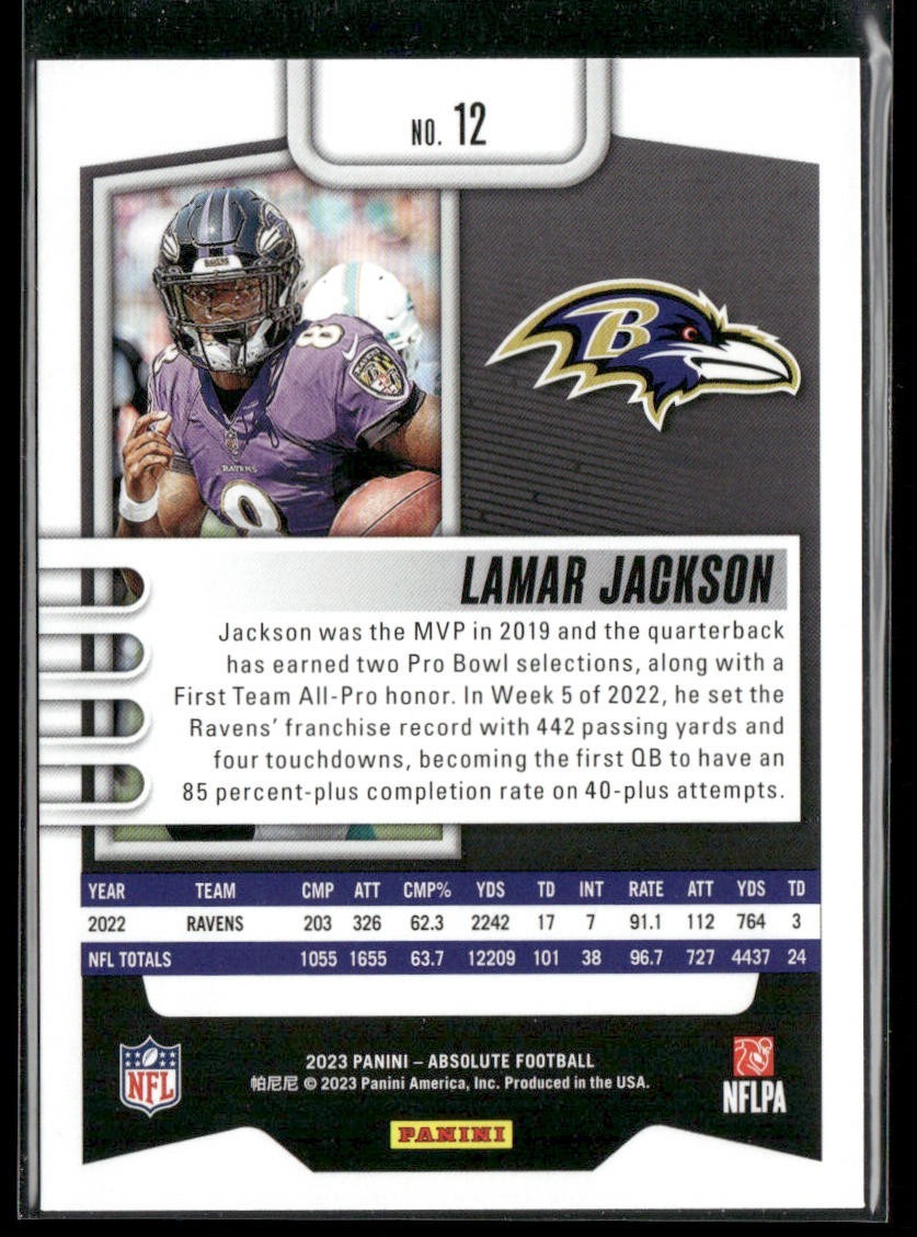 Lamar Jackson Player Lot Bundle 10 Different Football Cards LJ002 Ravens back