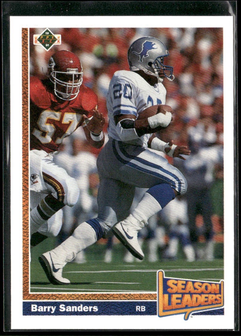 Barry Sanders Player Lot Bundle 10 Different Football Cards BS008 Lions back