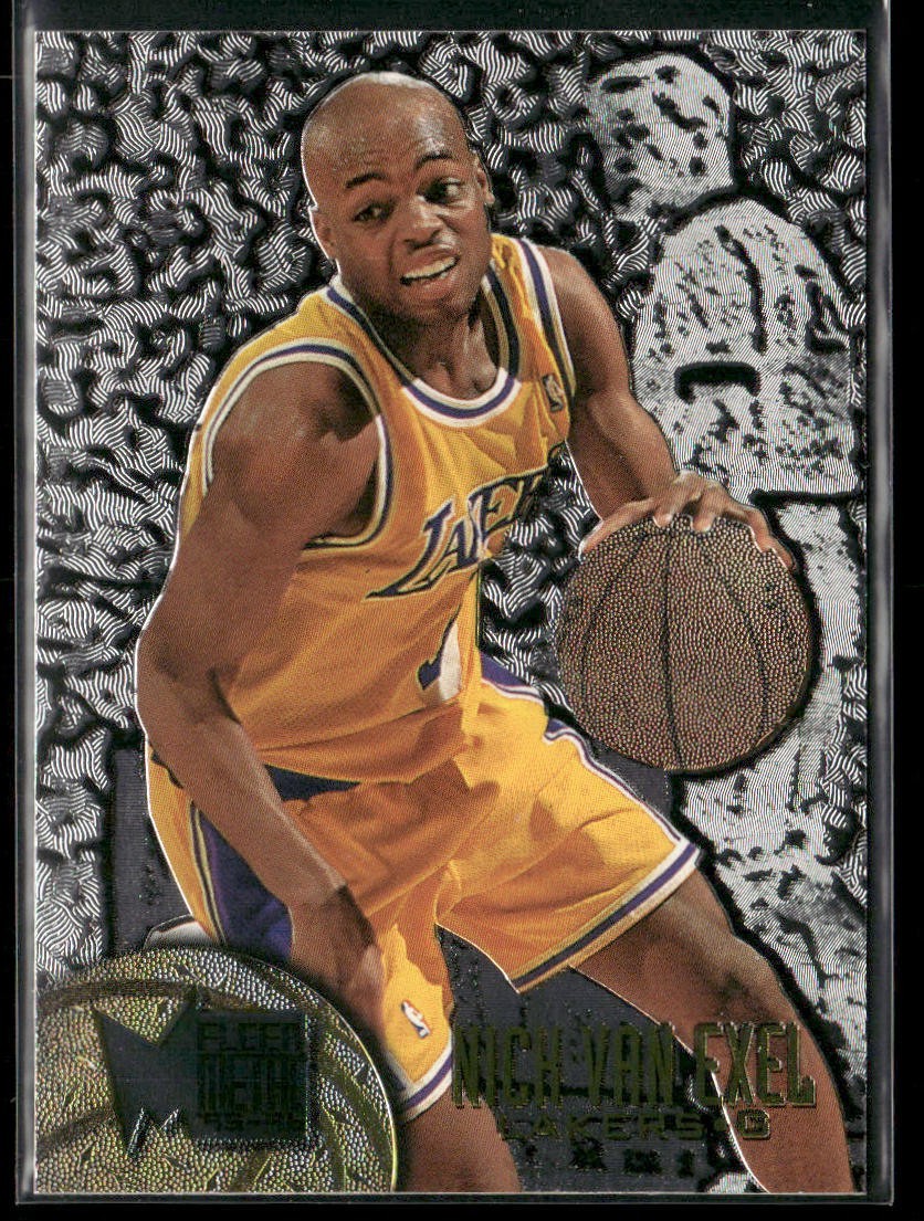 Nick Van Exel Player Lot Bundle 10 Basketball Cards NVE001 Lakers 3 RC's back