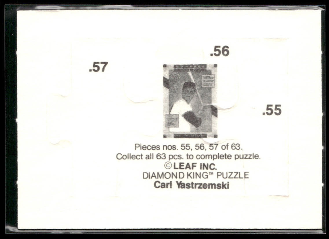 Puzzle Piece Lot Bundle 10 Different Baseball Cards P007 back