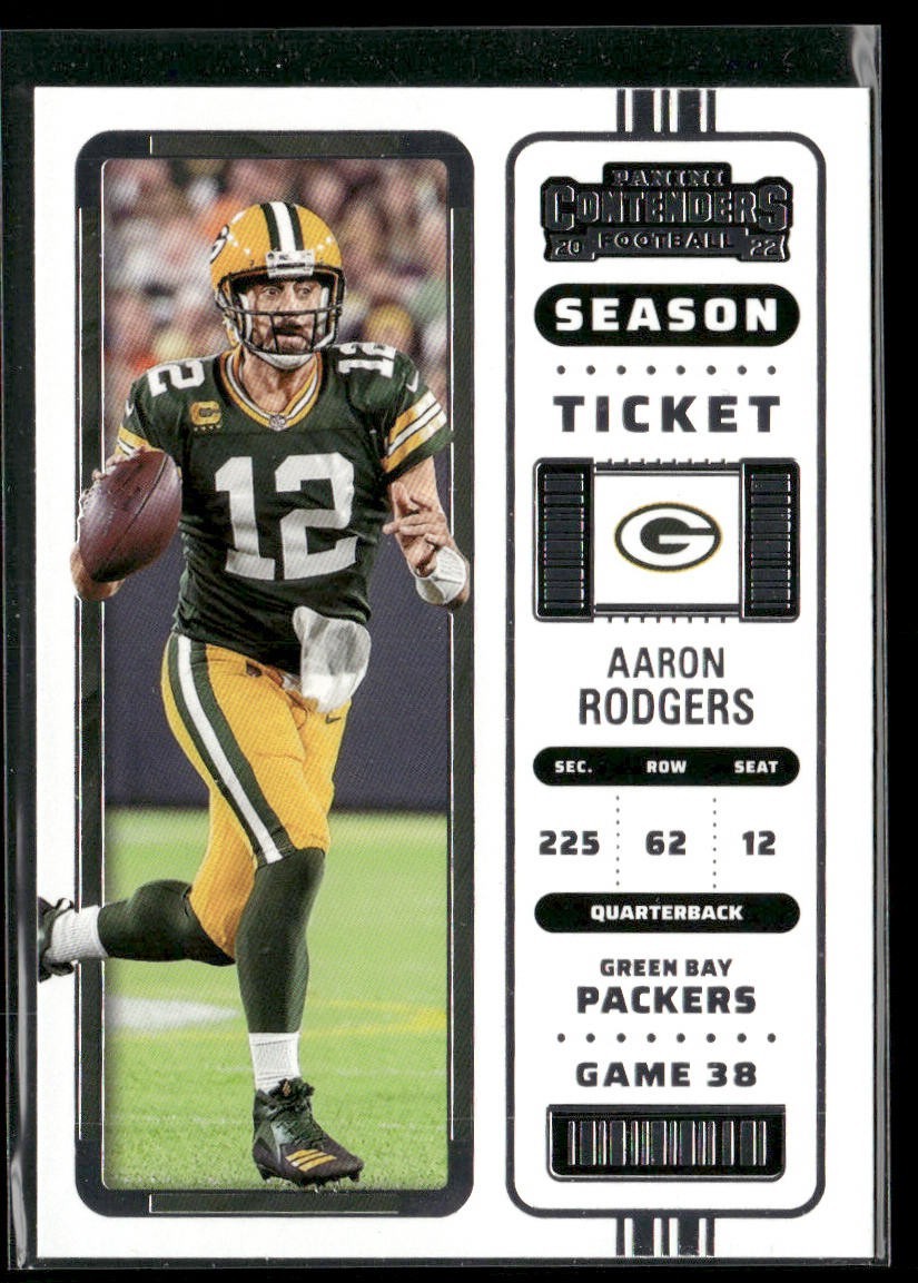 Aaron Rodgers Player Lot Bundle 10 Different Football Cards AR002 Packers Jets back