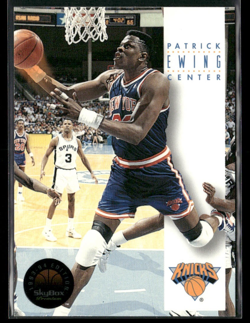 Patrick Ewing Player Lot Bundle 10 Basketball Cards PE001 New York Knicks back