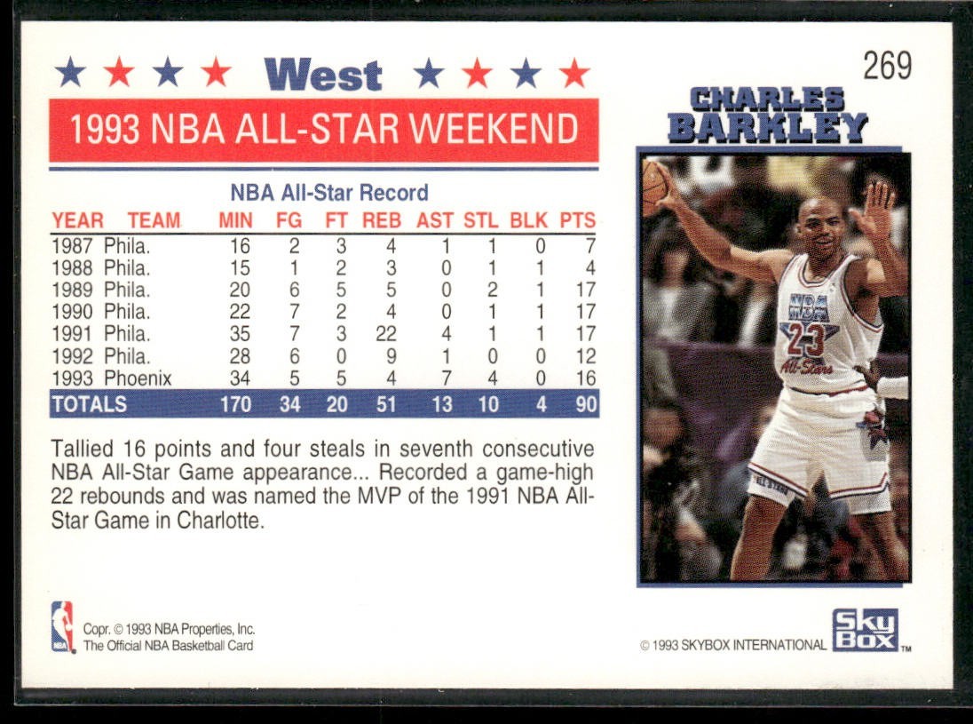"Sir" Charles Barkley Player Lot Bundle 10 Basketball Cards CB005 Suns Sixers back
