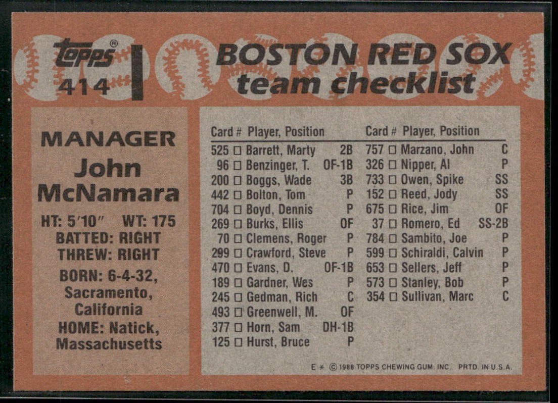 Manger Lot Bundle 10 Different Baseball Cards M001 back