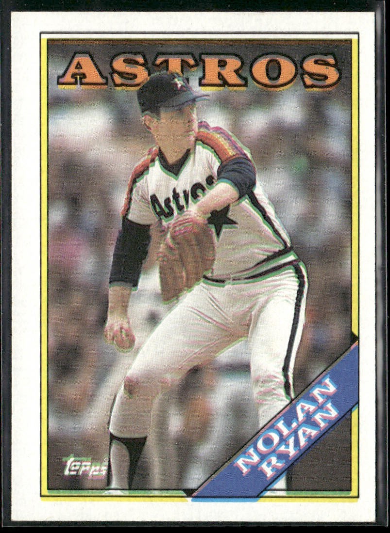 Nolan Ryan Player Lot Bundle 10 Different Baseball Cards NR002 Rangers back