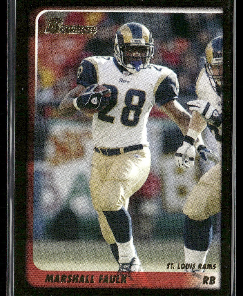 Marshall Faulk Player Lot Bundle 10 Different Football Cards MF004 Colts Rams back