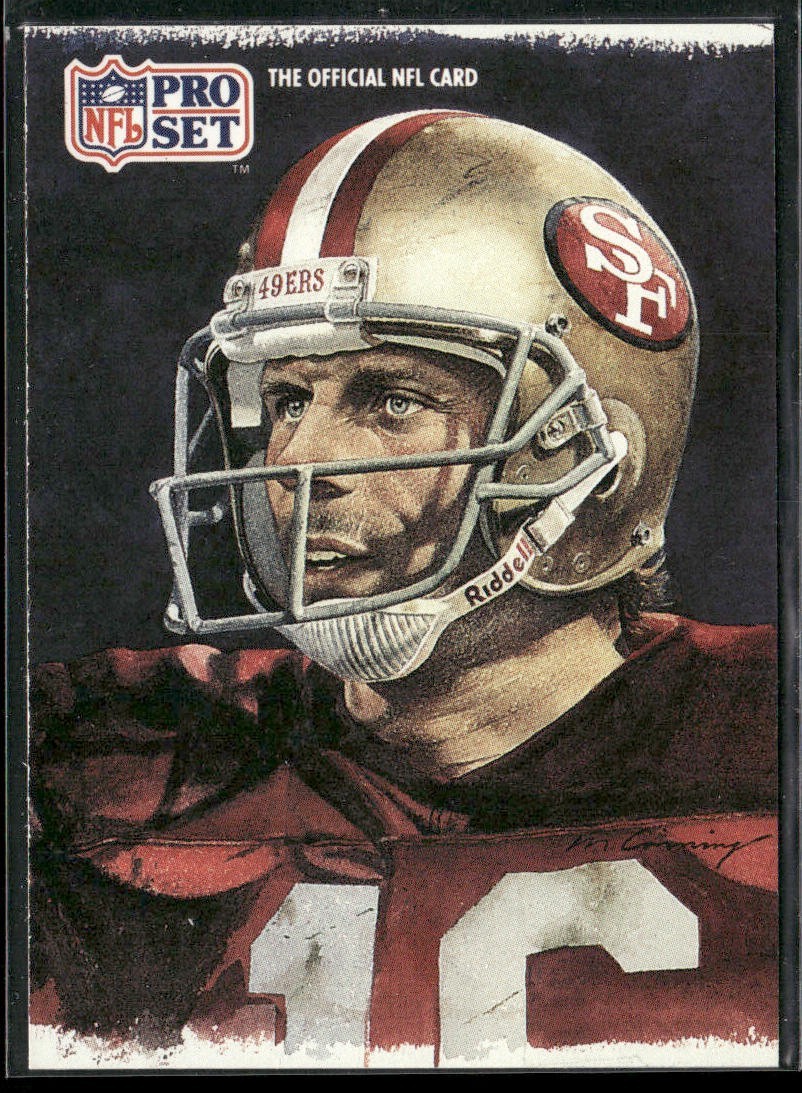 Joe Montana Player Lot Bundle 10 Different Football Cards JM001 49ers Chiefs back