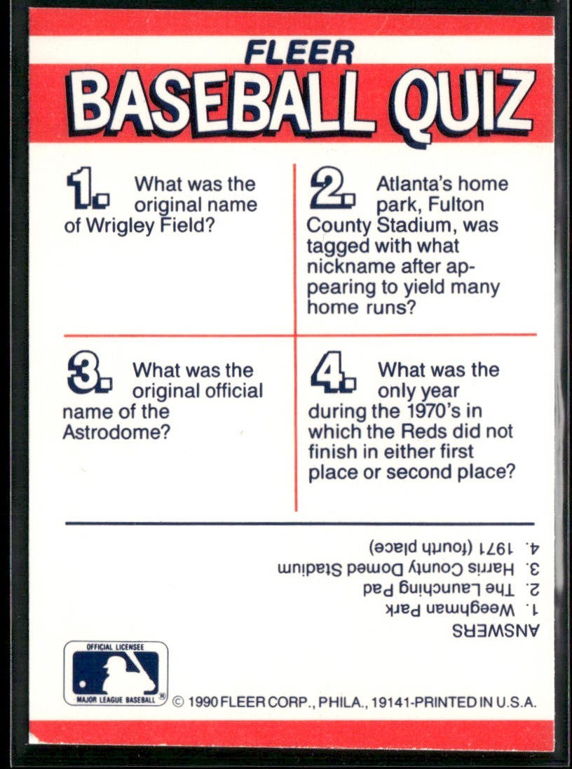 Baseball Teams Lot Bundle 10 Different Baseball Cards T004 back