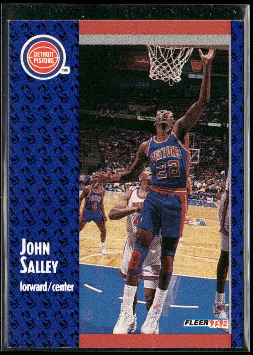 John Salley Player Lot Bundle 10 Basketball Cards JS004 Heat Pistons back