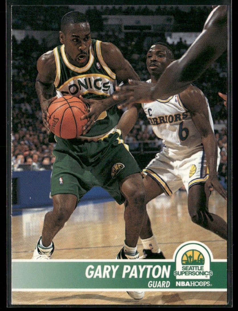 Gary Payton Player Lot Bundle 10 Basketball Cards GP002 Supersonics back
