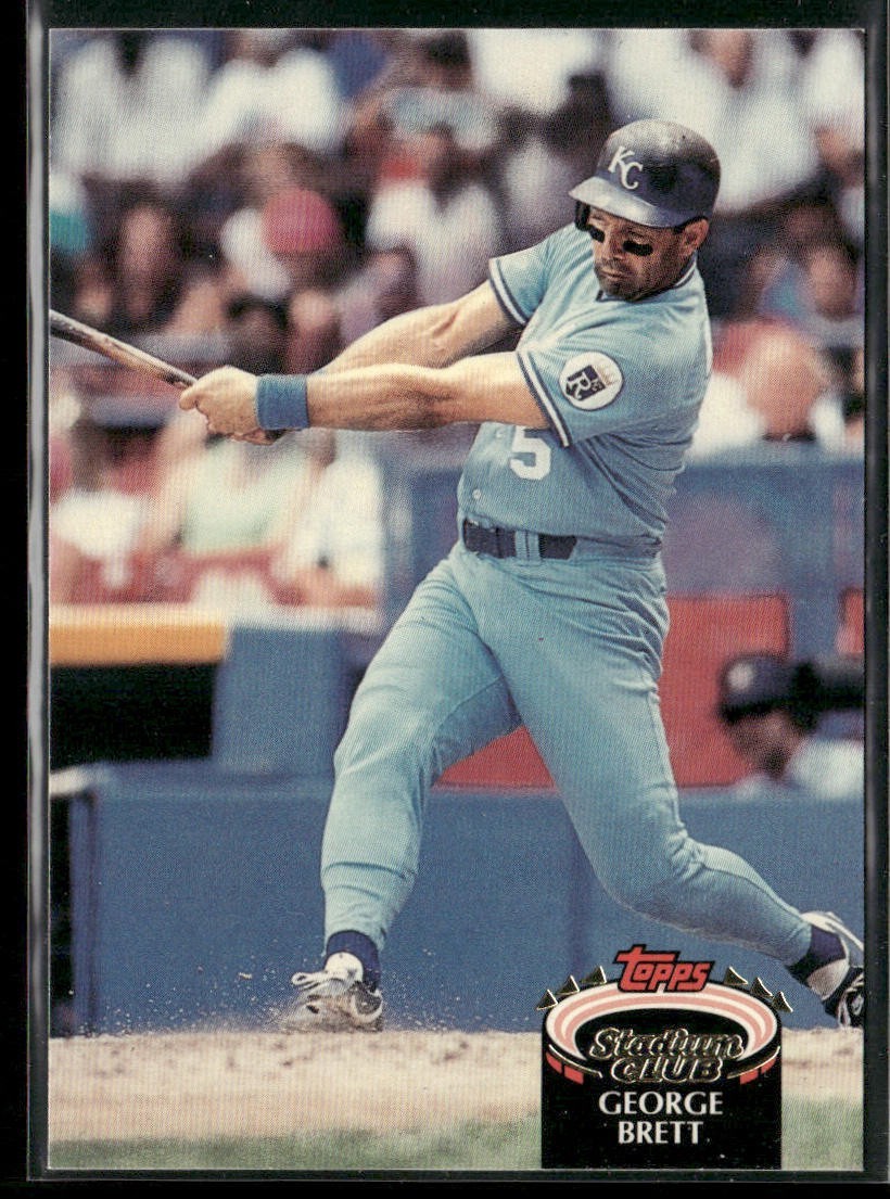 George Brett Player Lot Bundle 10 Different Baseball Cards GB001 Royals back
