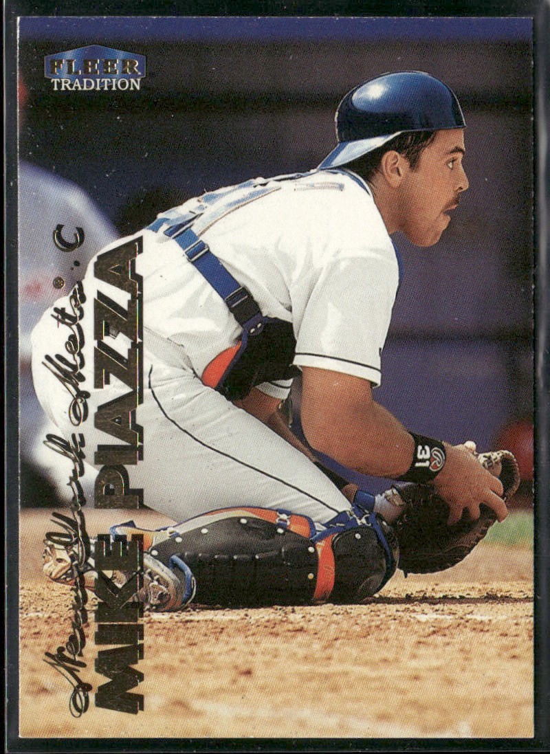 Mike Piazza Player Lot Bundle 10 Different Baseball Cards MP001 Dodgers Mets back