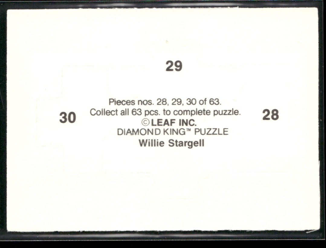 Puzzle Piece Lot Bundle 10 Different Baseball Cards P002 back