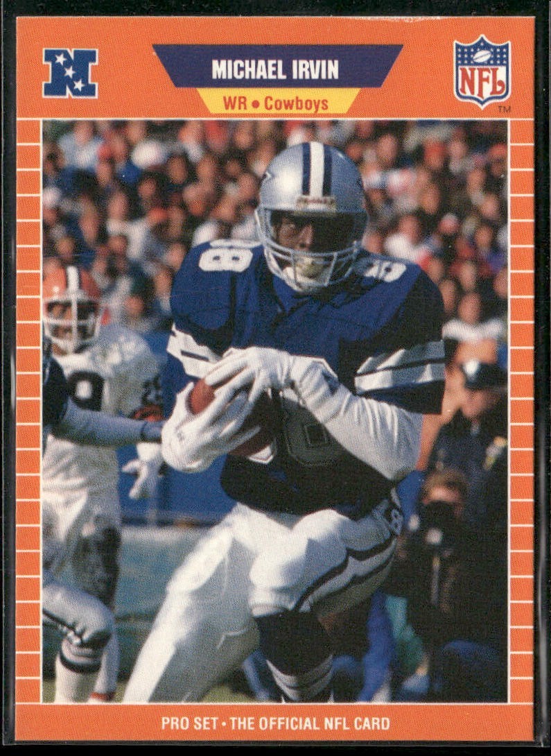 Michael Irvin Player Lot Bundle 10 Different Football Cards MI004 Cowboys back
