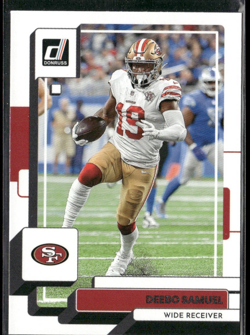 Deebo Samuel Player Lot Bundle 10 Different Football Cards DS001 San Fran 49ers back