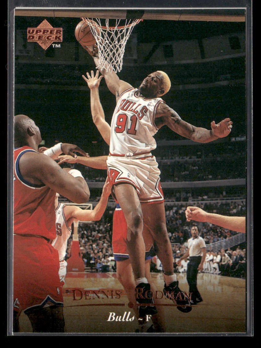 Dennis Rodman Player Lot Bundle 10 Basketball Cards DR002 Spurs Pistons Bulls back