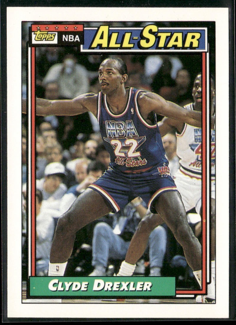 Clyde "The Glide" Drexler Player Lot Bundle 10 Basketball Cards CD004 Portland back