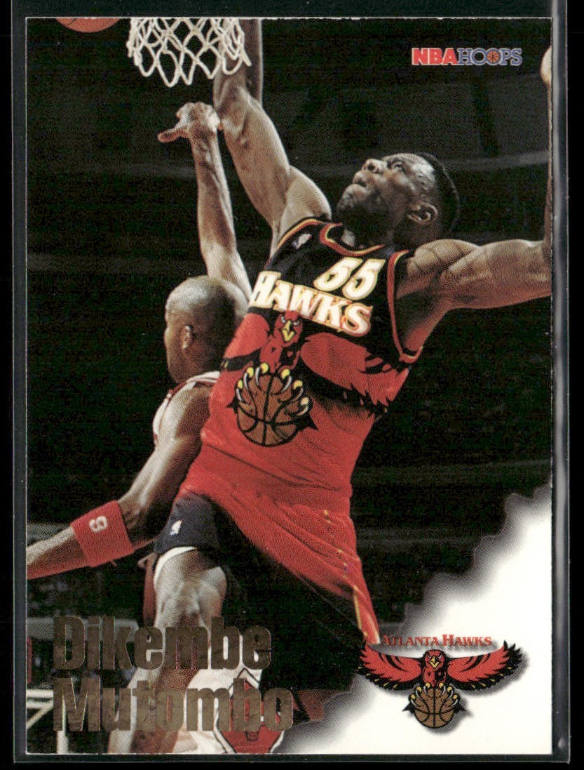 Dikembe Mutombo Player Lot Bundle 10 Basketball Cards DM001 1 RC back
