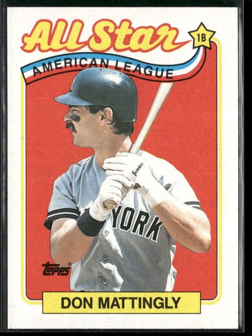 Don Mattingly Player Lot Bundle 10 Different Baseball Cards DM001 Yankees back