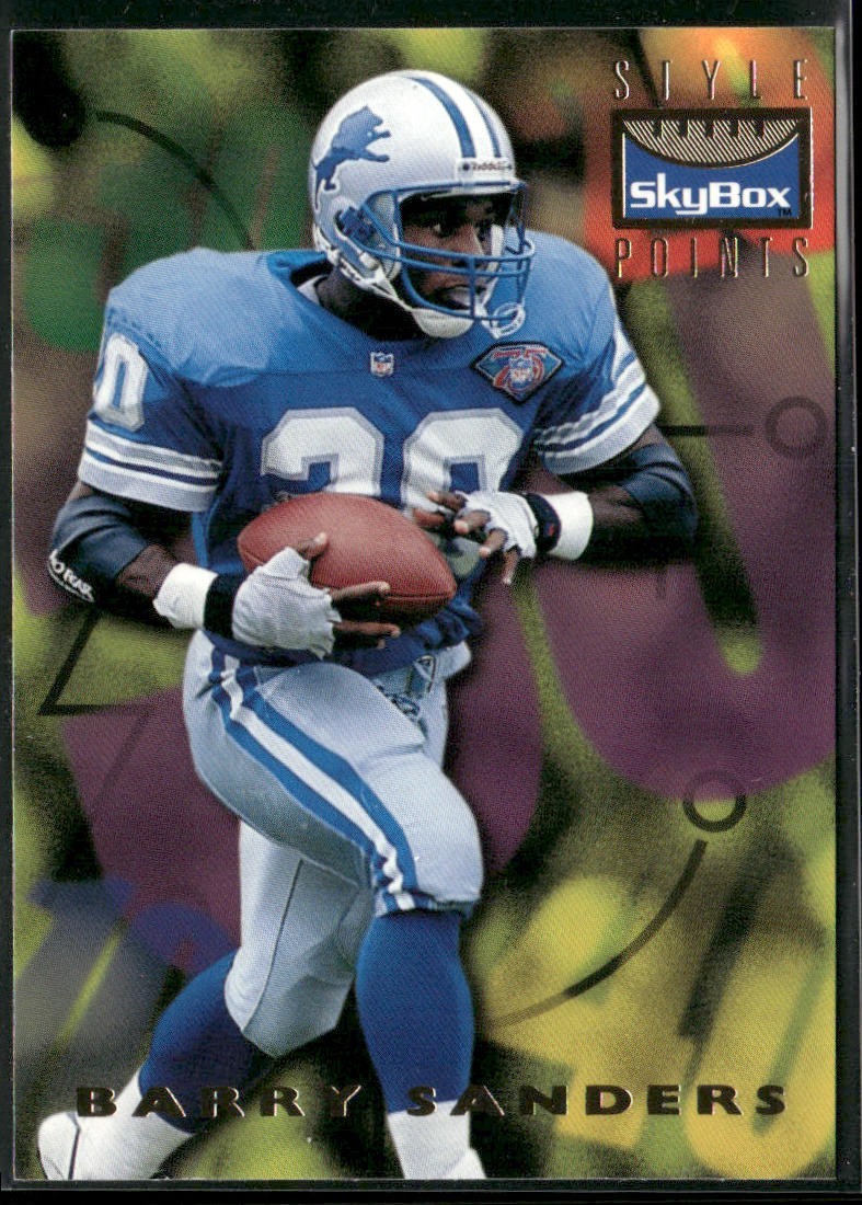 Barry Sanders Player Lot Bundle 10 Different Football Cards BS006 Lions back