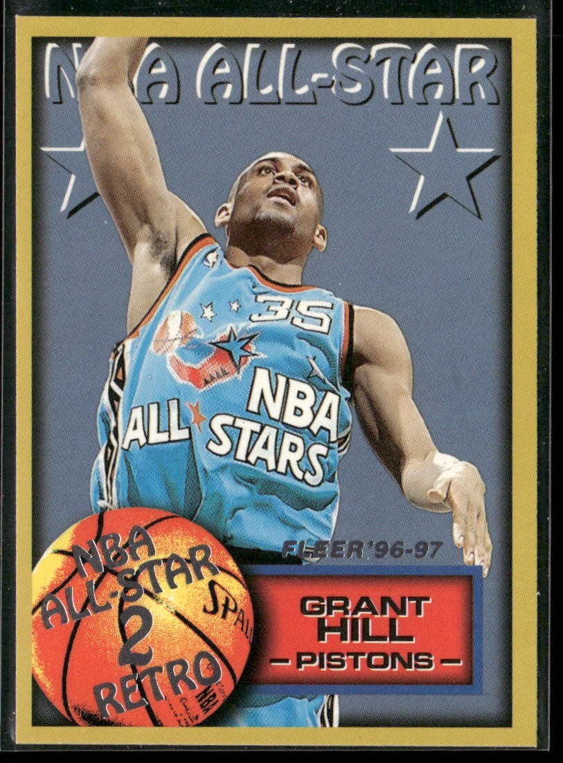 Grant Hill Player Lot Bundle 10 Basketball Cards GH002 Pistons 1 RC back