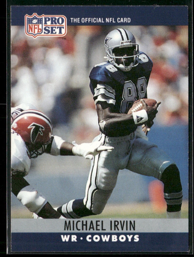 Michael Irvin Player Lot Bundle 10 Different Football Cards MI004 Cowboys back