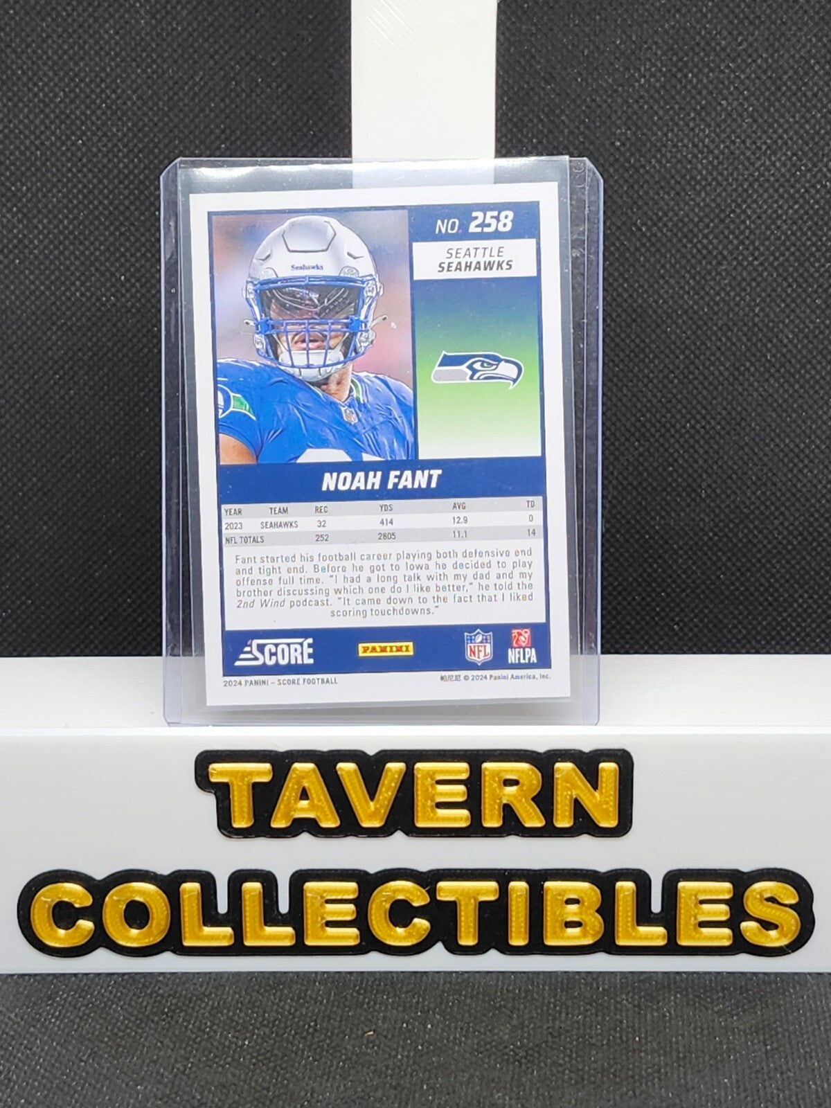 2024 Panini Score Noah Fant Spokes /180 #258 back