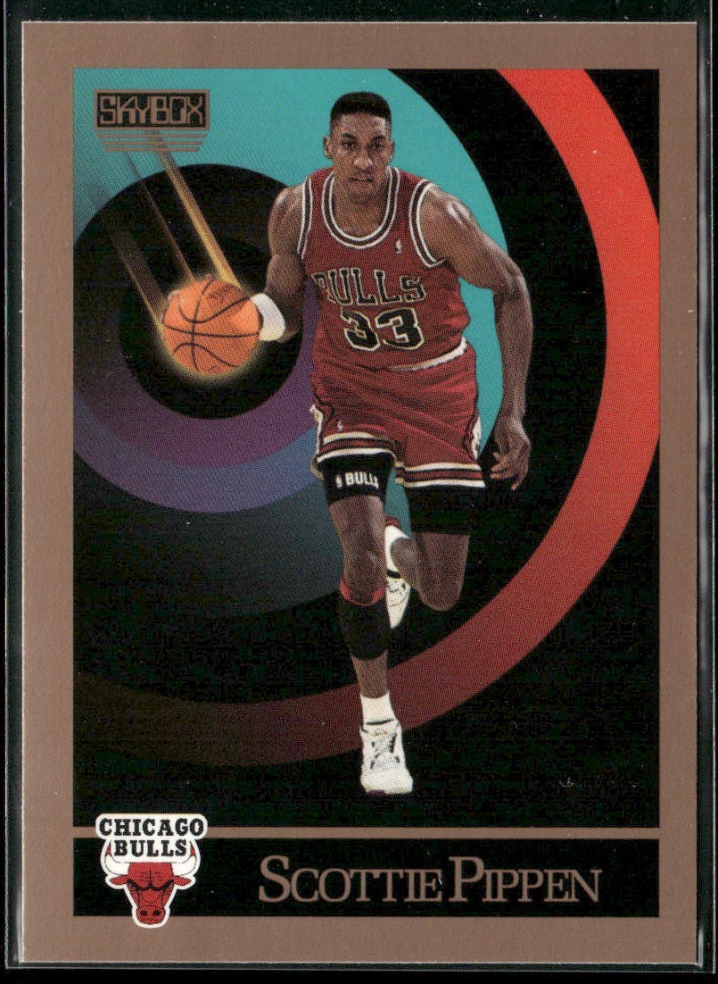 Scottie Pippen Player Lot Bundle 10 Basketball Cards SP004 Chicago Bulls back