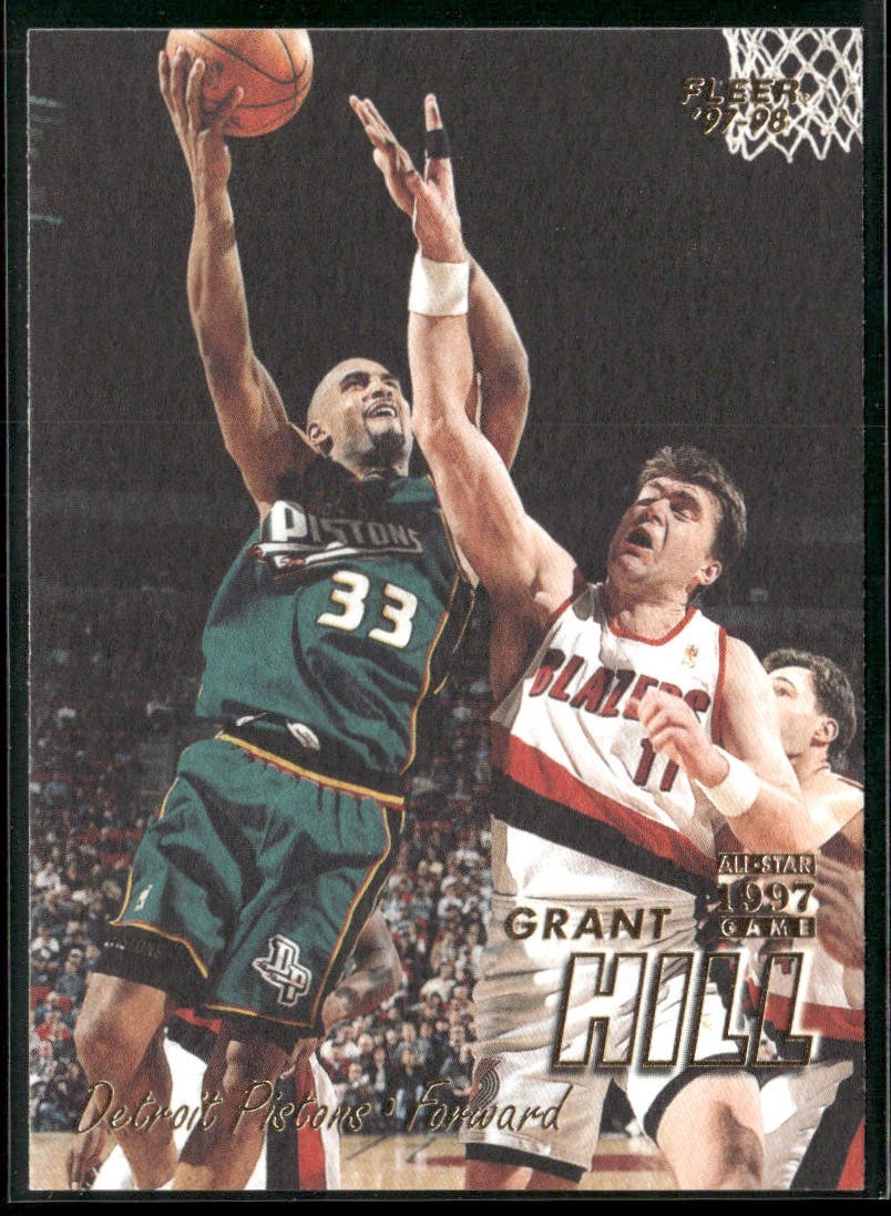 Grant Hill Player Lot Bundle 10 Basketball Cards GH002 Pistons 1 RC back