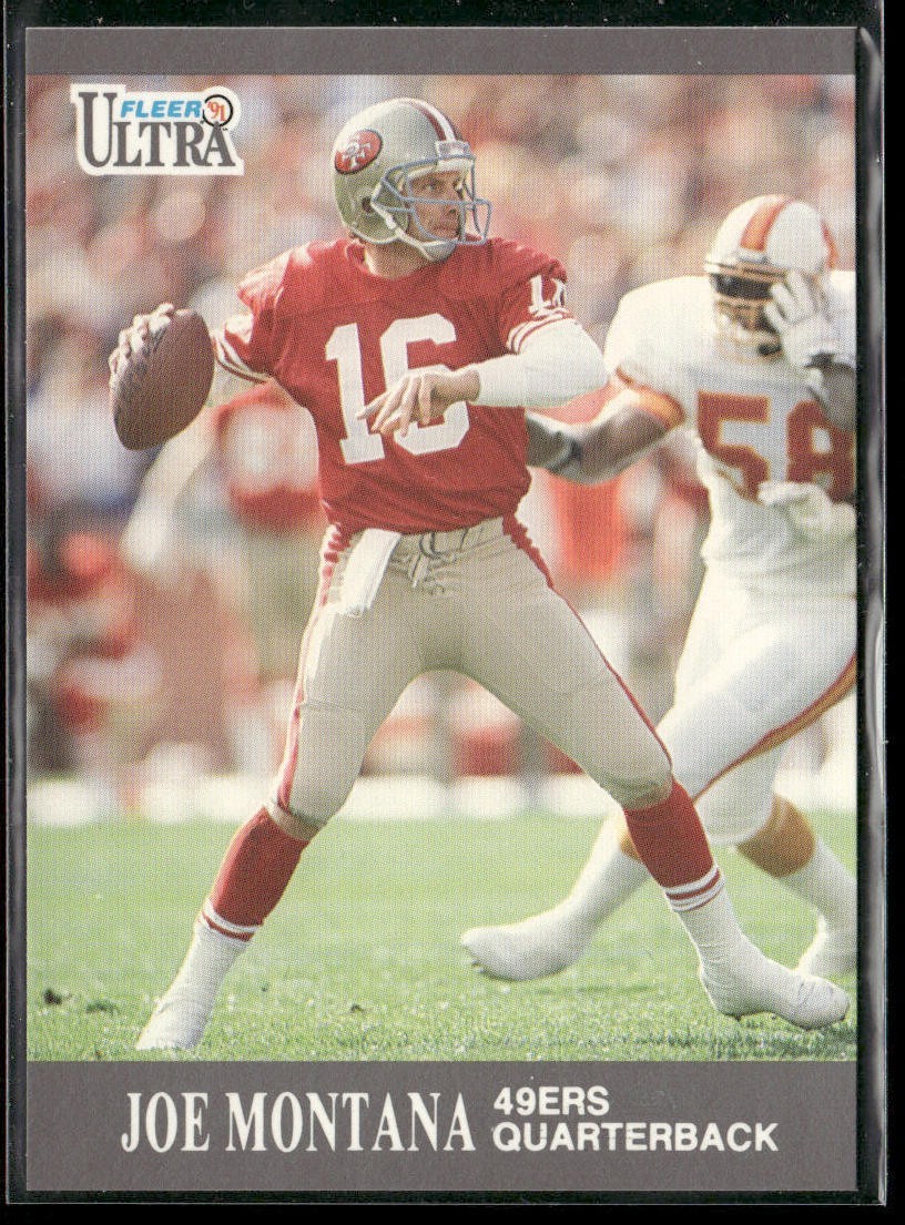 Joe Montana Player Lot Bundle 10 Different Football Cards JM001 49ers Chiefs back