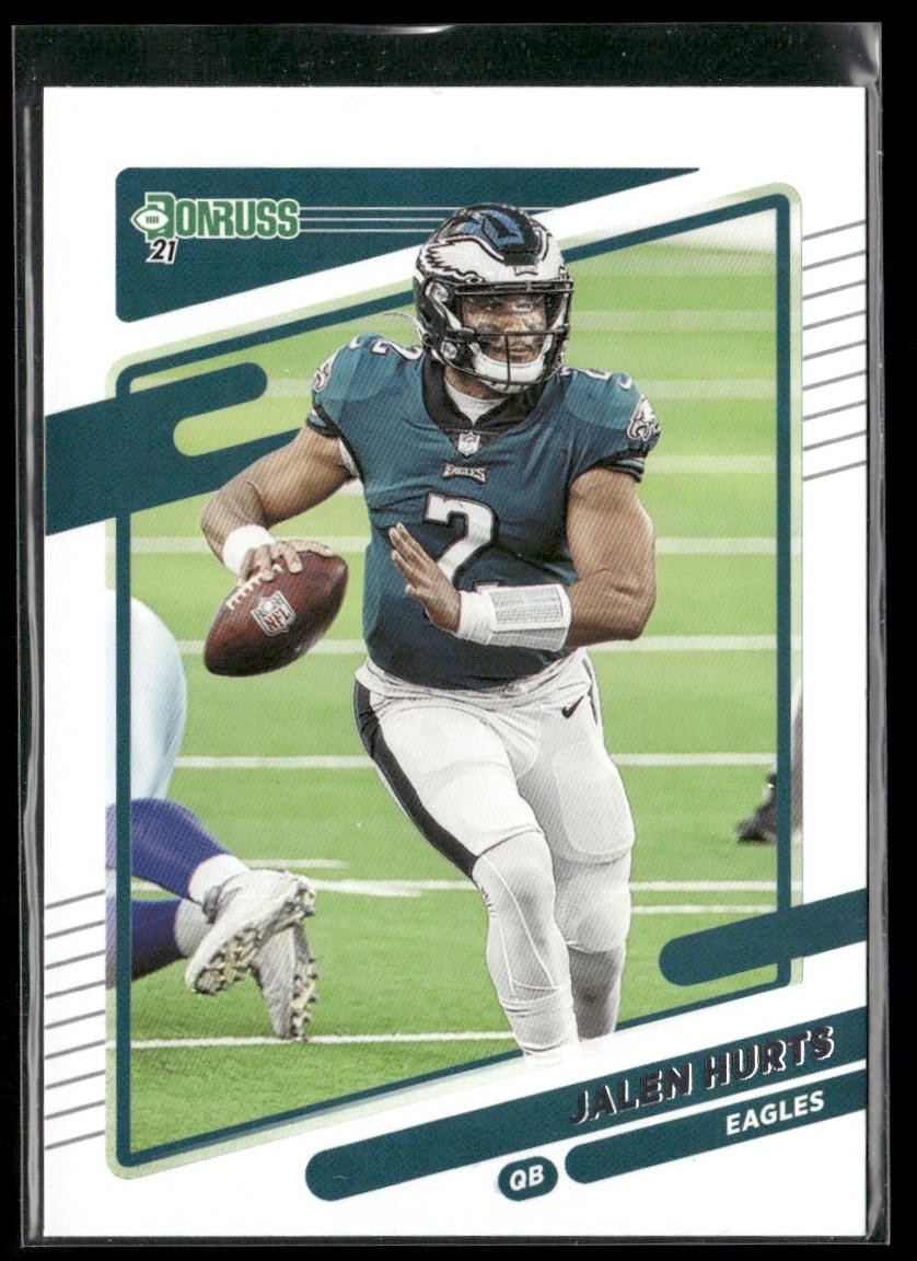 Jalen Hurts Player Lot Bundle 10 Different Football Cards JH002 Eagles back