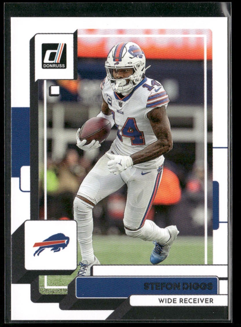 Stefon Diggs Player Lot Bundle 10 Different Football Cards SD003 Bills Vikings back