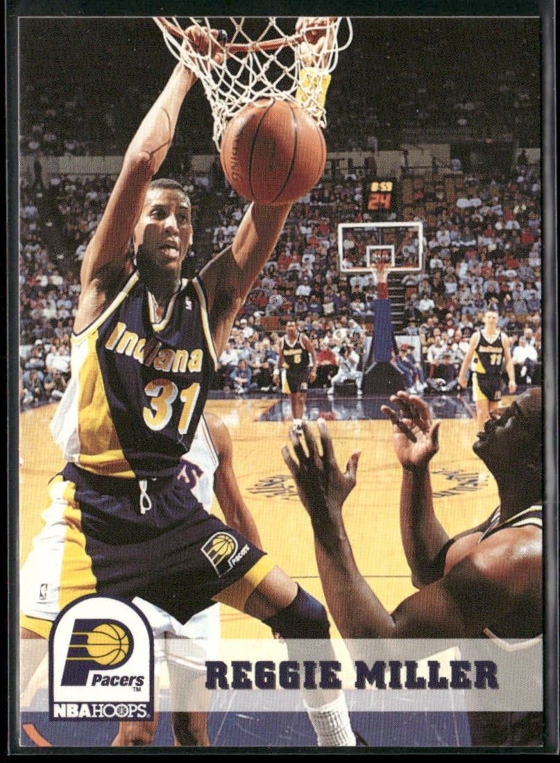 Reggie Miller Player Lot Bundle 10 Basketball Cards RM001 Pacers back